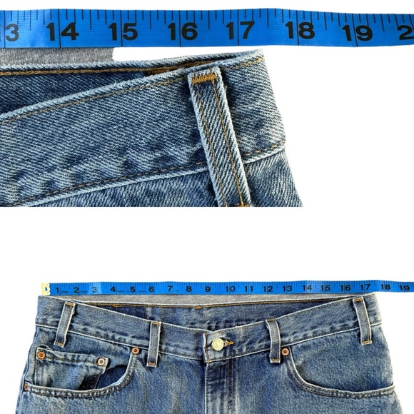 Levi's 505 Jeans Mens 38 x 30 USA Red Tab Regular Fit Straight Leg Vintage Levis - Picture 11 of 15